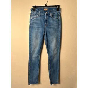 Mother Denim The Looker Ankle Fray sz 25